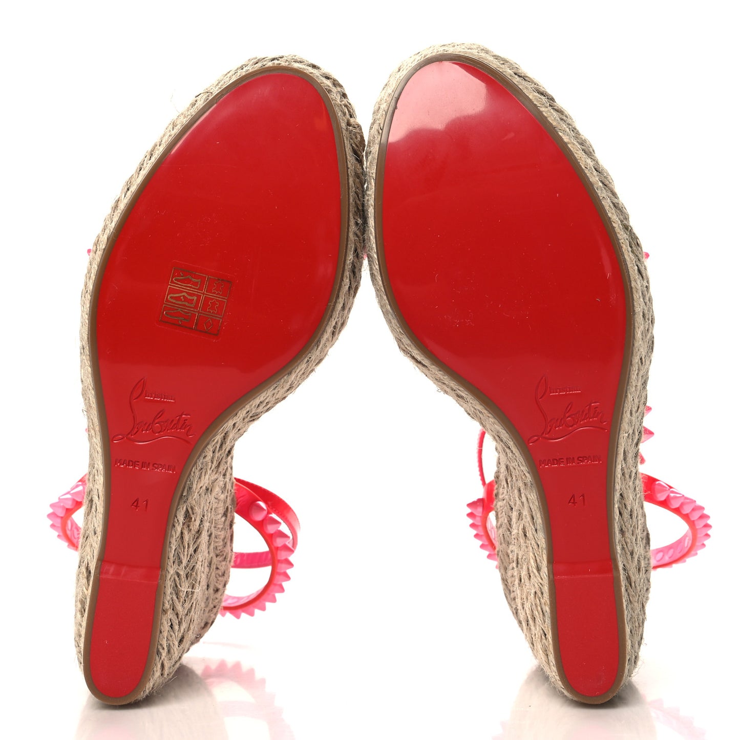 Patent Mafaldina 120 Wedge Sandals 41 Pink