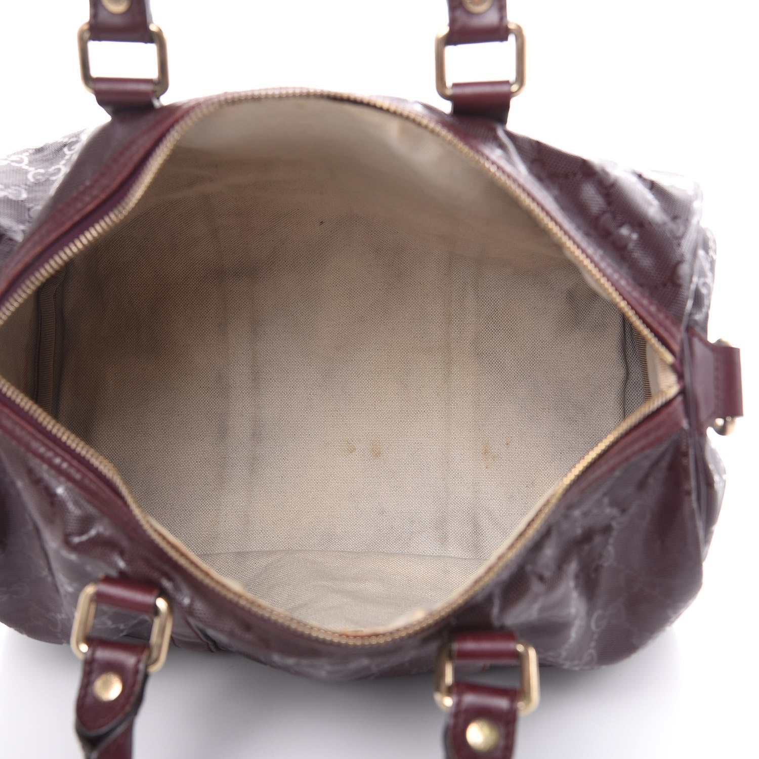 Gucci Imprime Monogram Medium Joy Boston Bordeaux 5 of 15