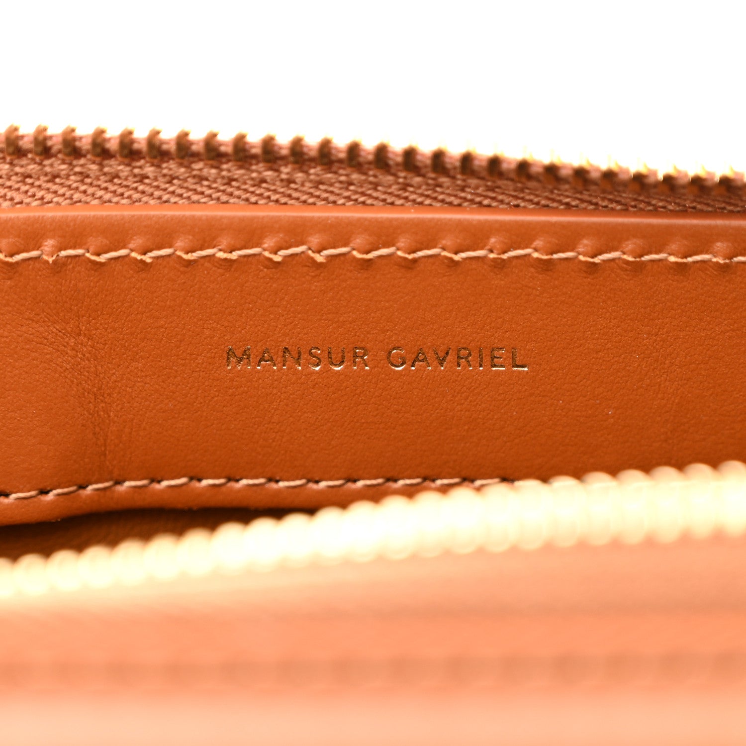 Mansur Gavriel Smooth Calfskin M Frame Bag Camel 6 of 10