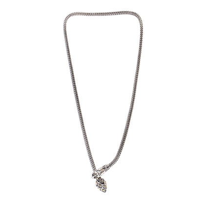 John Hardy Sterling Silver 18K Yellow Gold Legends Naga Dragon Lariat Necklace 2 of 5