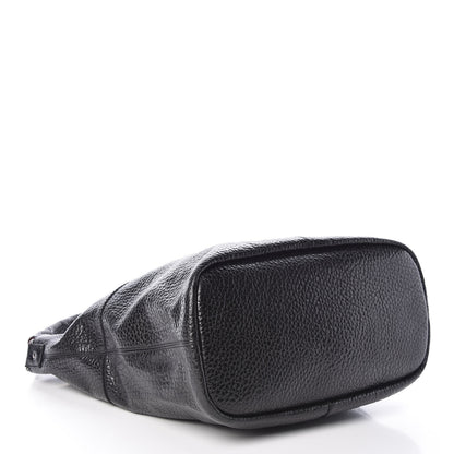 Givenchy Glazed Pebbled Calfskin North South Nightingale Black 4 of 15