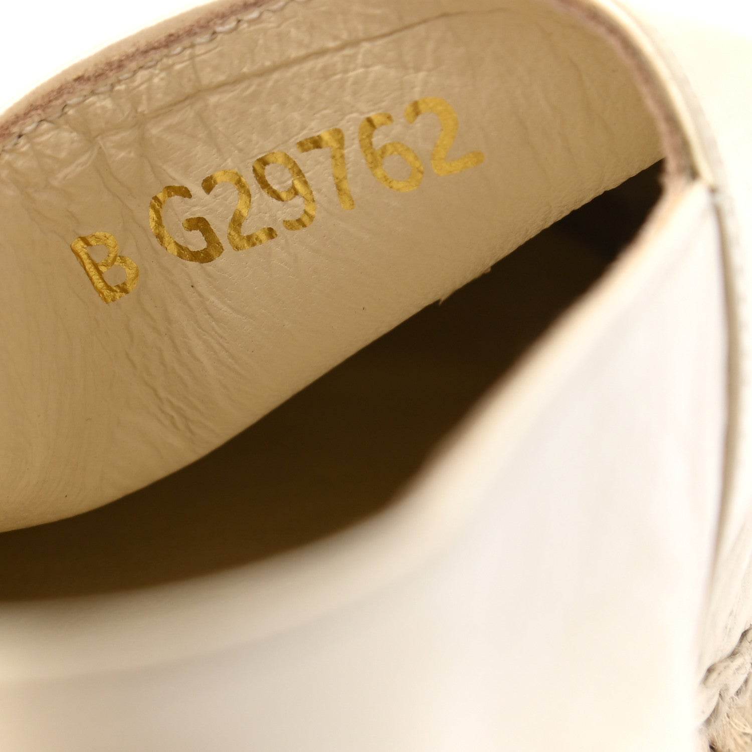 Chanel Metallic Calfskin Grosgrain CC Espadrilles 37 Ivory Black 9 of 9