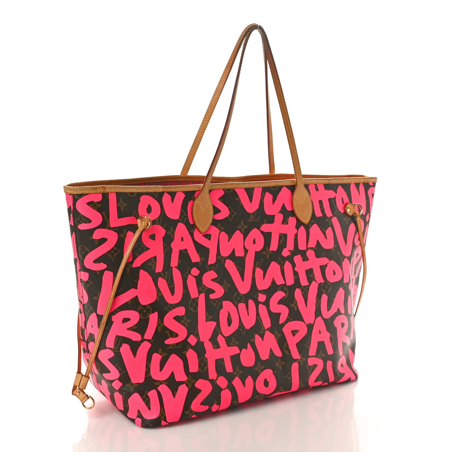 Monogram Graffiti Neverfull GM Fuchsia