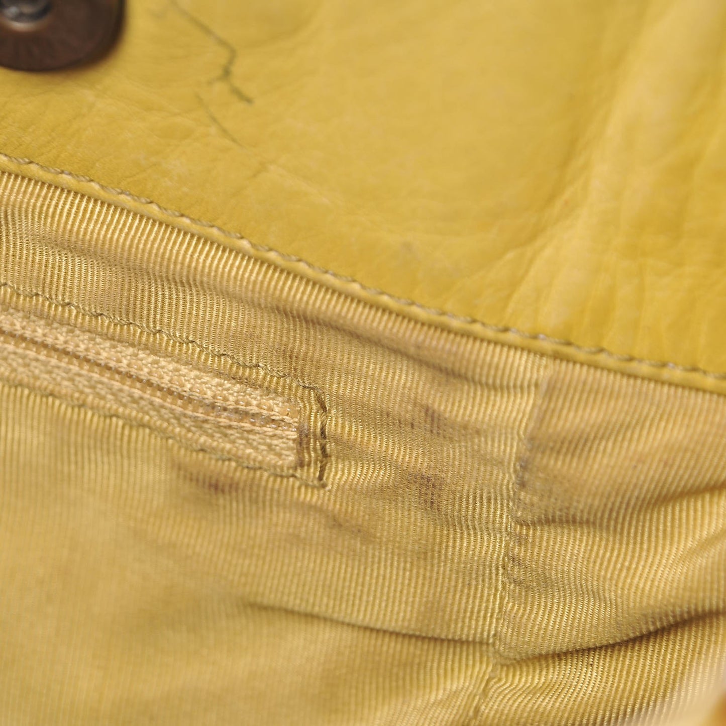 Lambskin Bekko Chain CC Shopping Tote Chartreuse