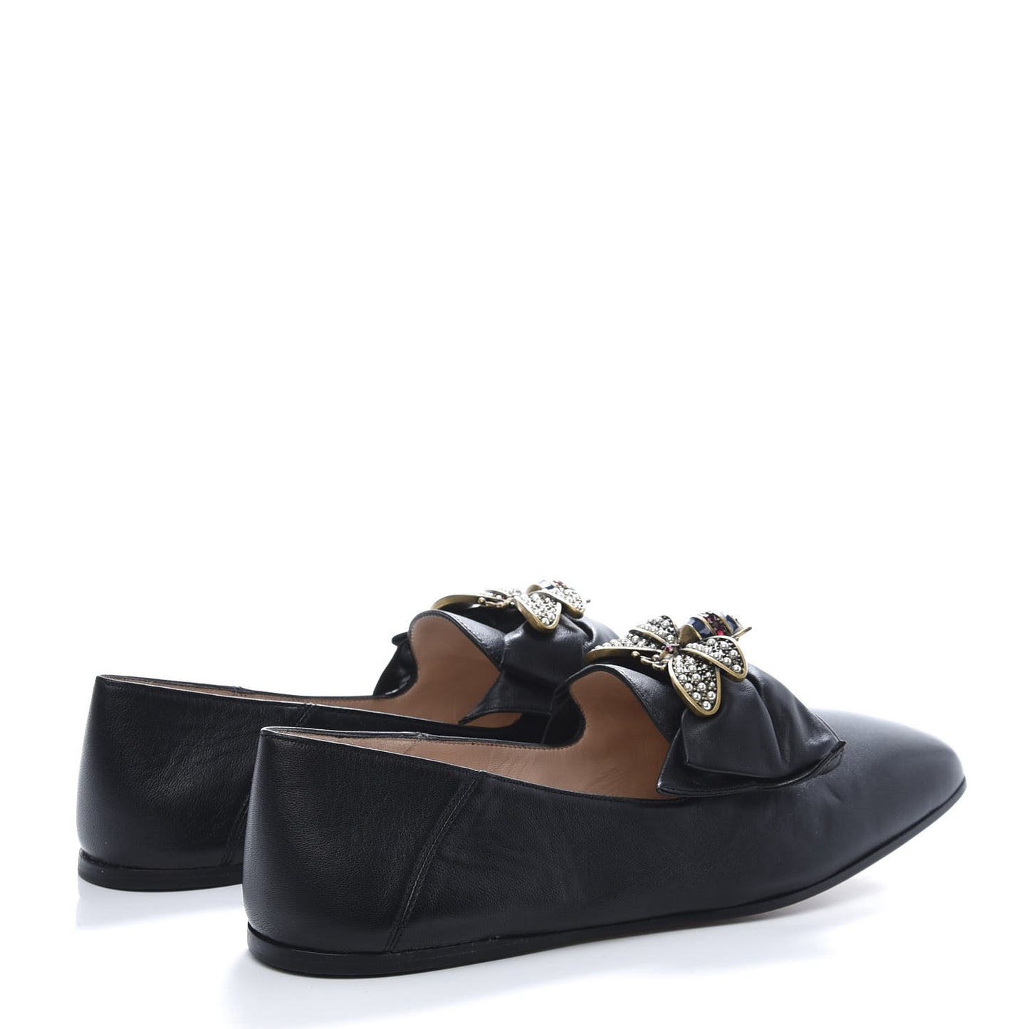 Nappa Queen Margaret Loafers 37.5 Black