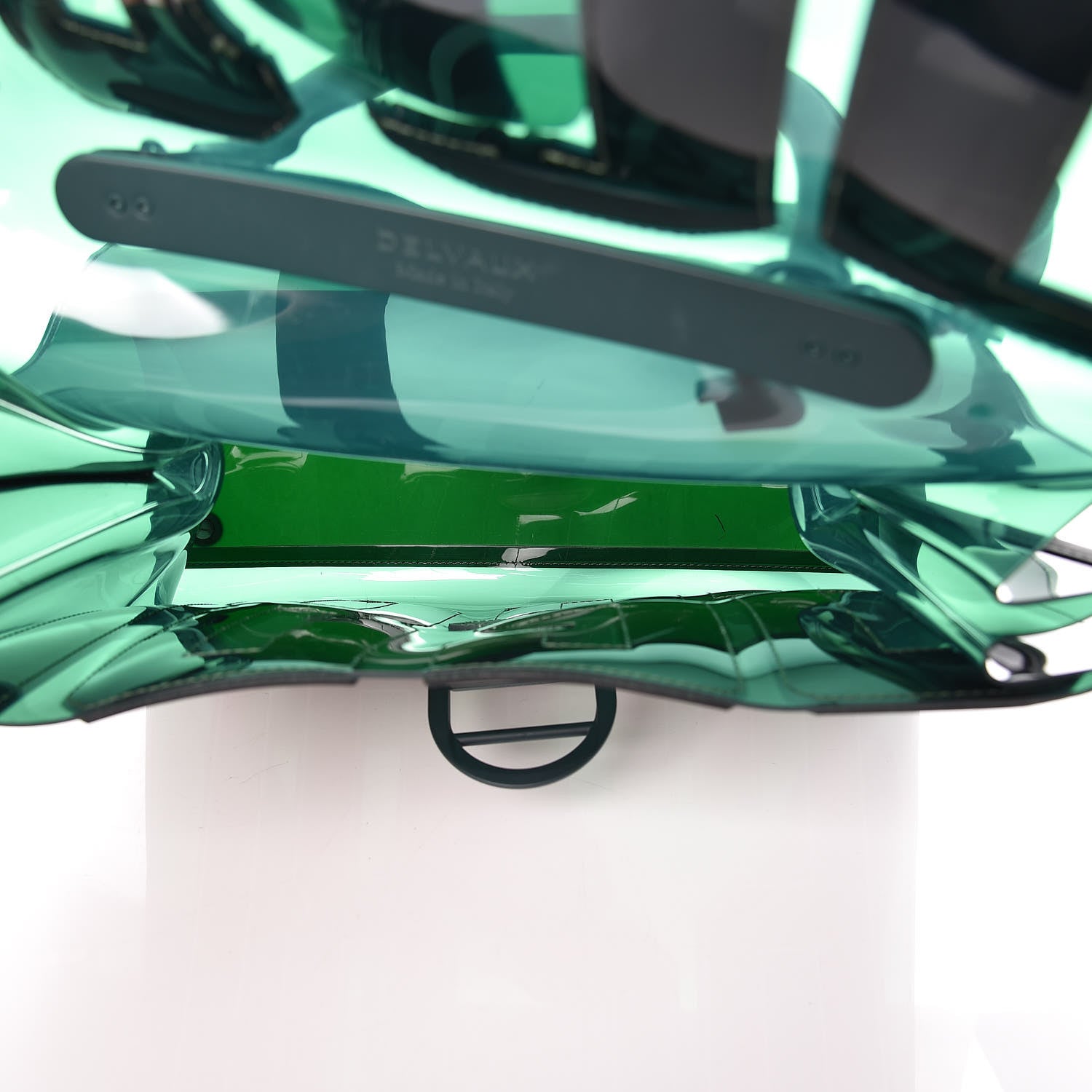 Delvaux PVC The Hero 1829 Brillant Satchel Vert 5 of 8