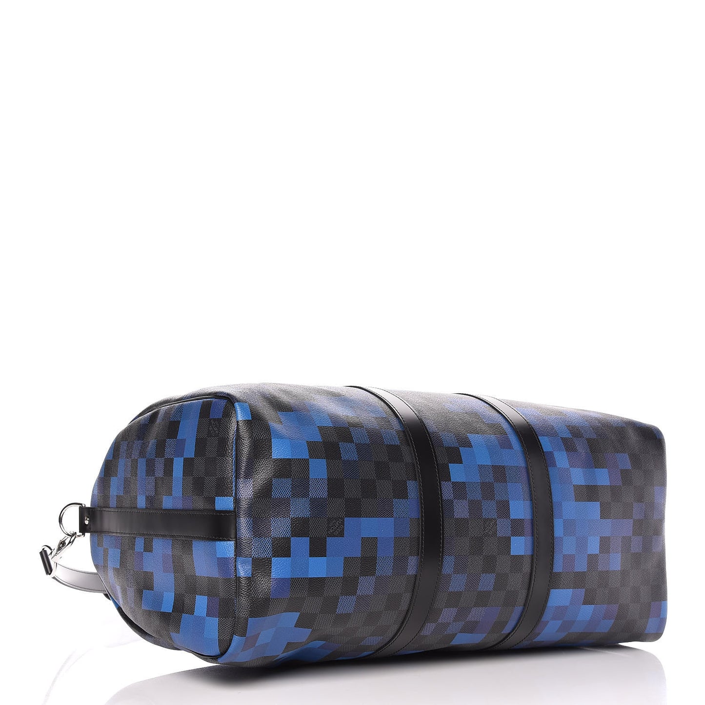 Damier Graphite Pixel Keepall Bandouliere 50 Blue