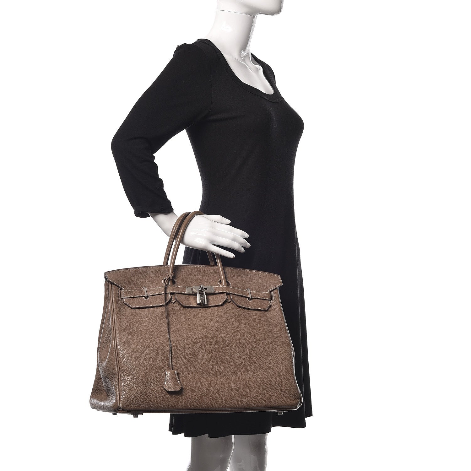 Hermes Togo Birkin 40 Etoupe 2 of 15