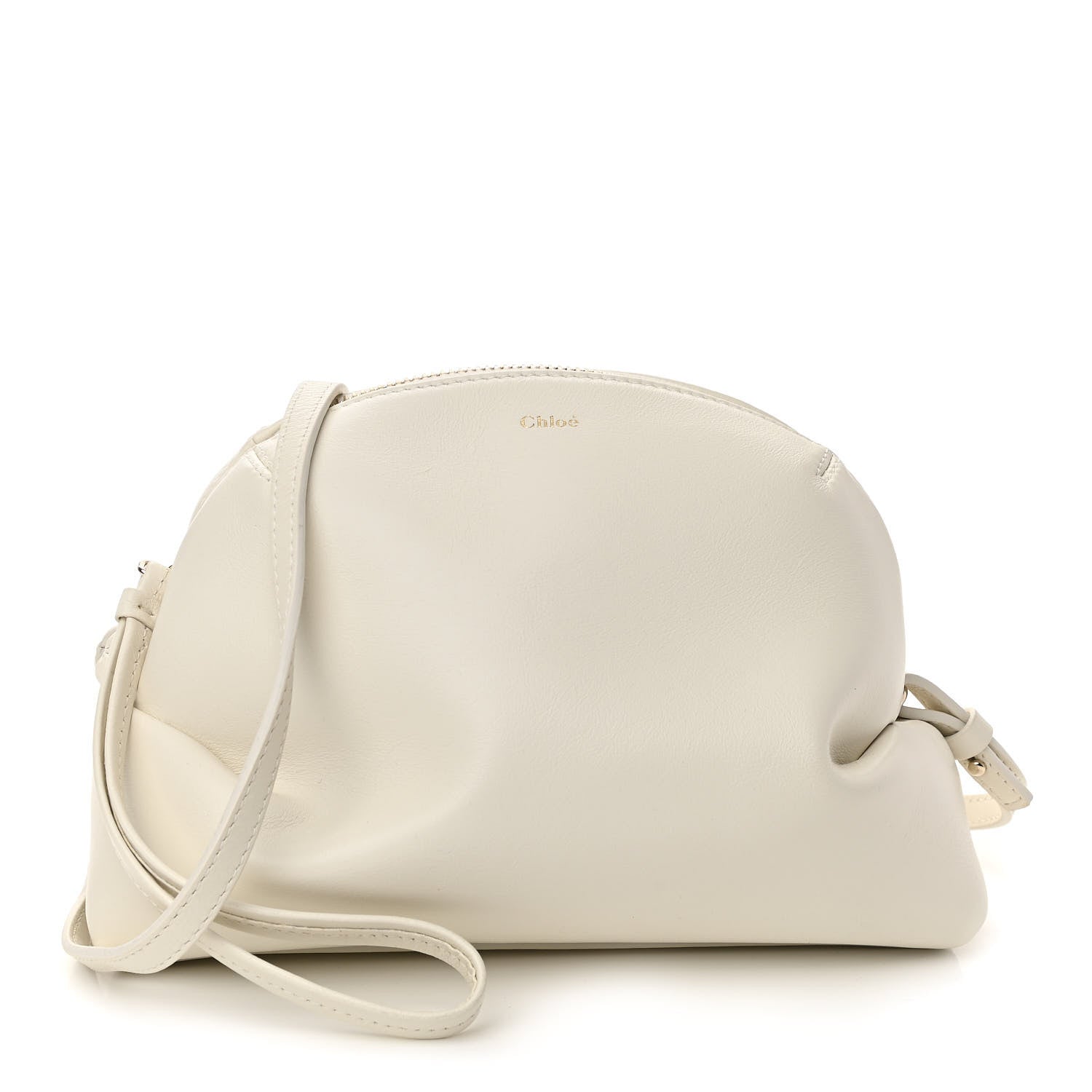 Chloe Calfskin Mini Judy Shoulder Bag White 1 of 10