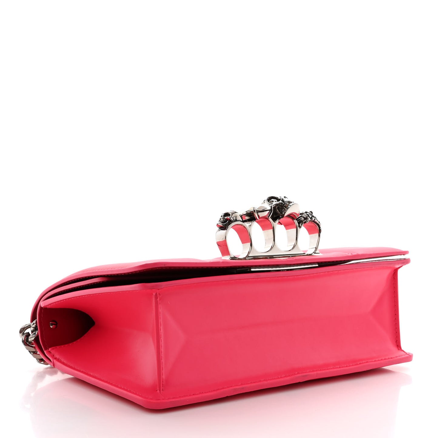 Calfskin Small Slash Bag Fuscia Lipstick