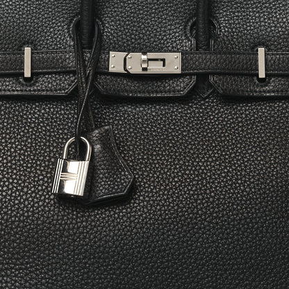 Hermes Togo Birkin 25 Black 8 of 10