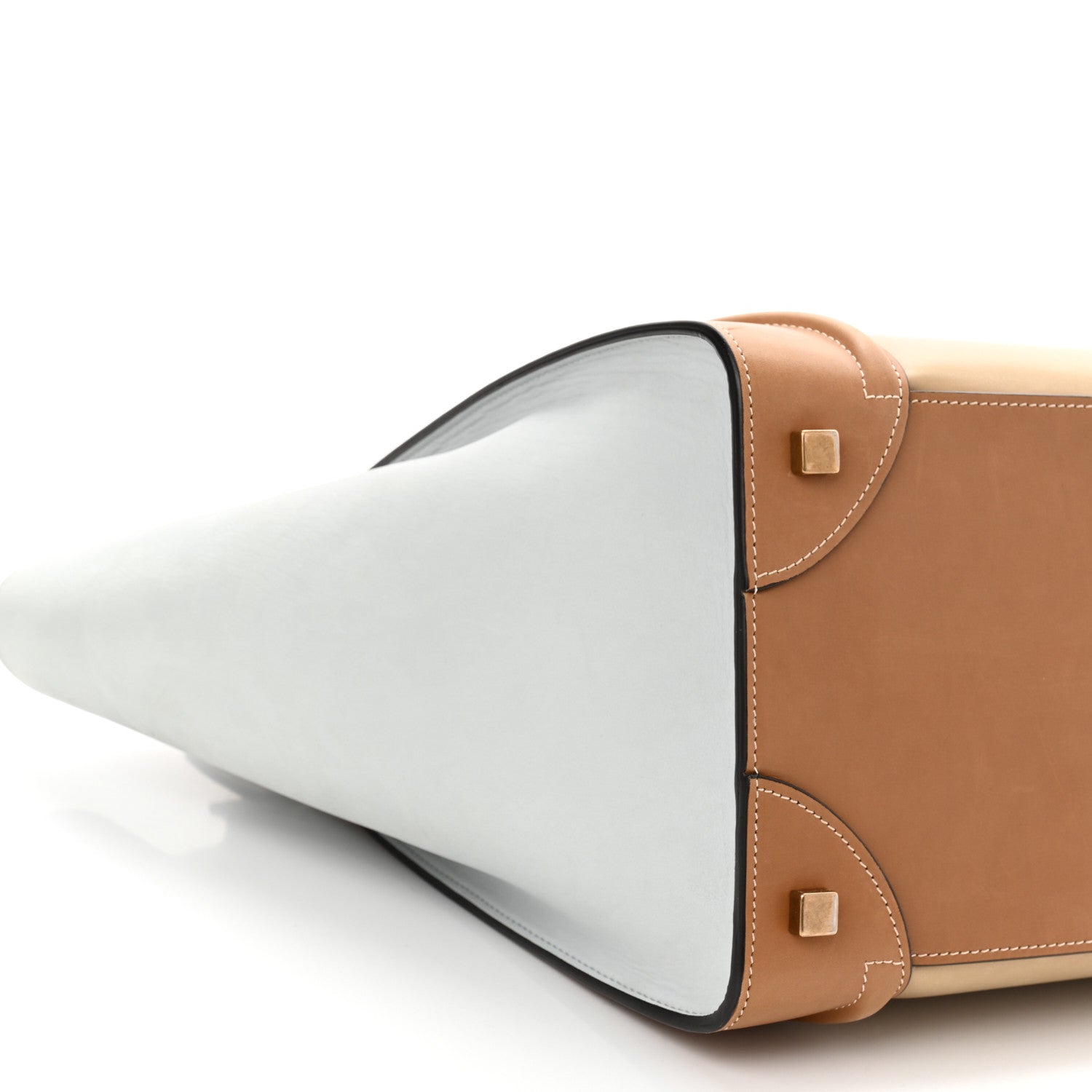 Celine Smooth Calfskin Suede Tri-color Mini Luggage Multicolor 9 of 10