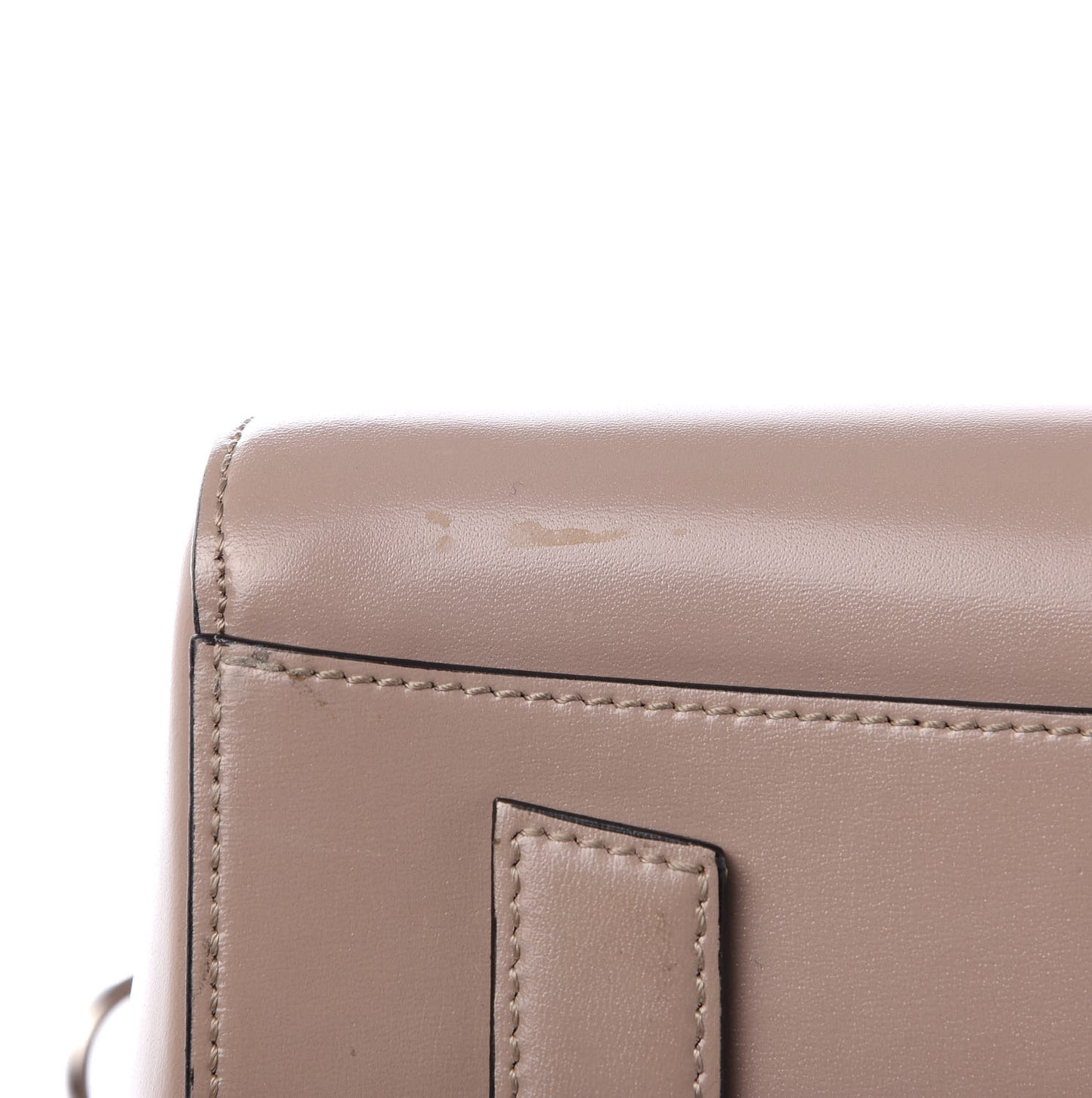 Shiny Lord Calfskin Small Antigona Linen