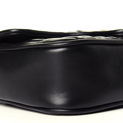 Prada Nappa Gaufre Small Chain Flap Shoulder Bag Black 6 of 9