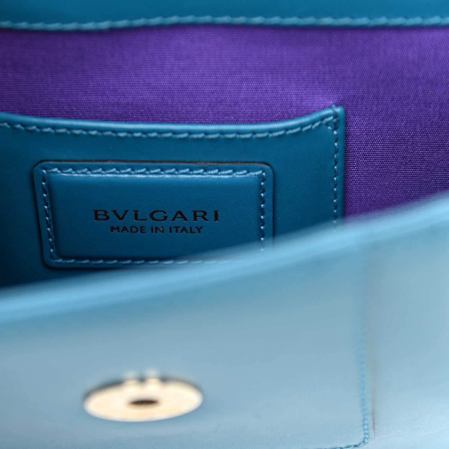 Calfskin Serpenti Forever Crossbody Blue