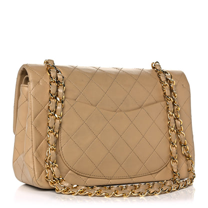 Chanel Lambskin Quilted Small Double Flap Beige 3 of 19