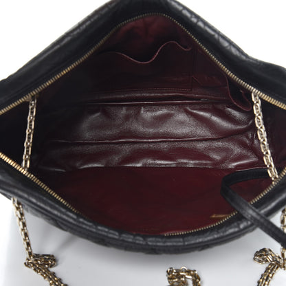 Chanel Aged Calfskin Quilted Large Reissue Camera Case Black 6 of 10