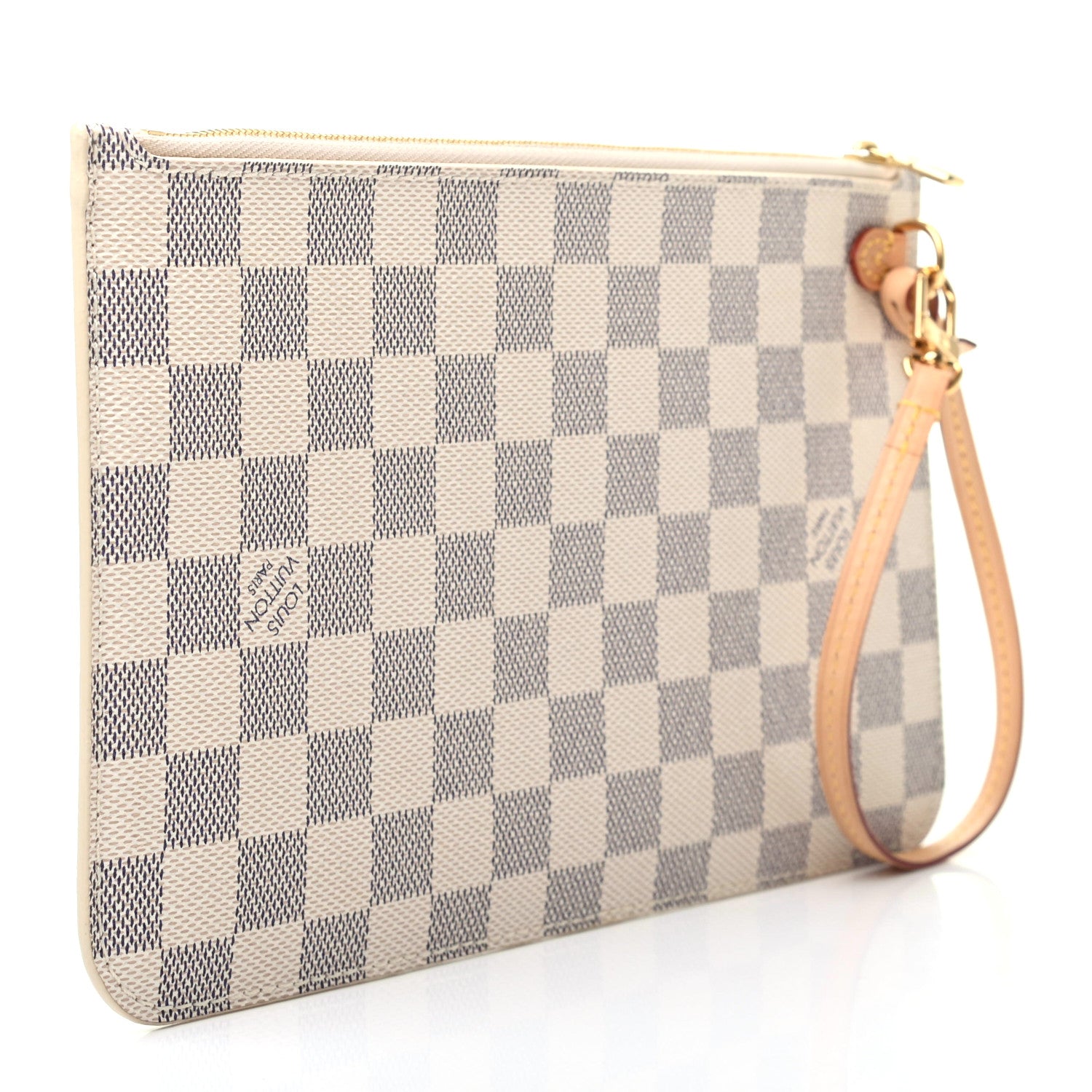 Louis Vuitton Damier Azur Neverfull MM GM Pochette 3 of 7