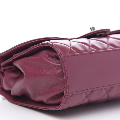 Chanel Lambskin Medium Grocery By Drawstring Shopping Bag Pink 9 of 11