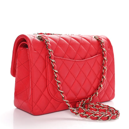 Chanel Caviar Quilted Small Double Flap Red 2 of 10