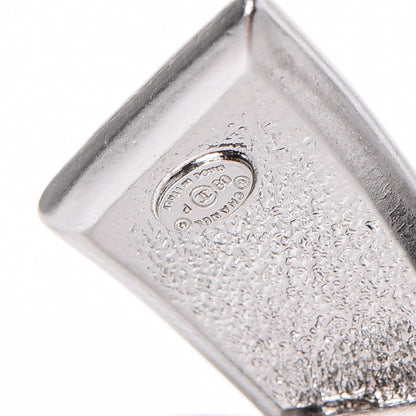 Chanel Baguette Crystal CC Bow Cuff Silver 4 of 4