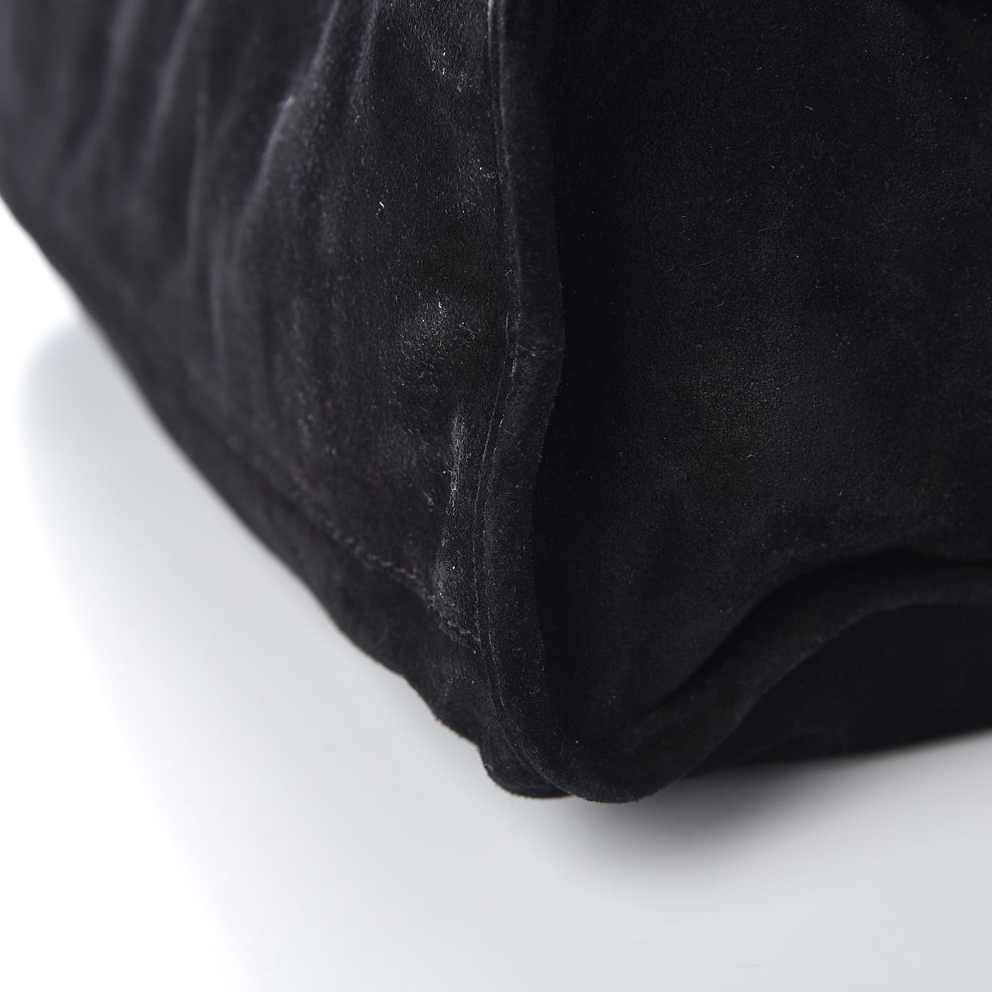 Baby Daim Suede Giant 12 Gold Hardware City Black