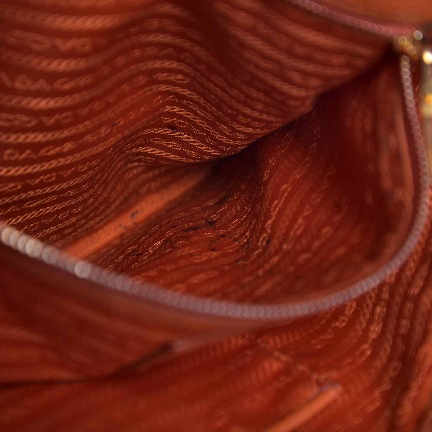 Prada Vitello Daino Hobo Papaya 8 of 14