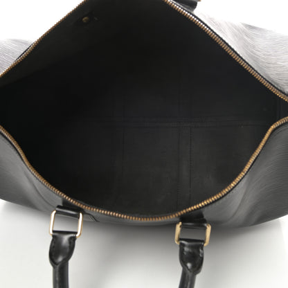 Louis Vuitton Epi Keepall 45 Black 5 of 17