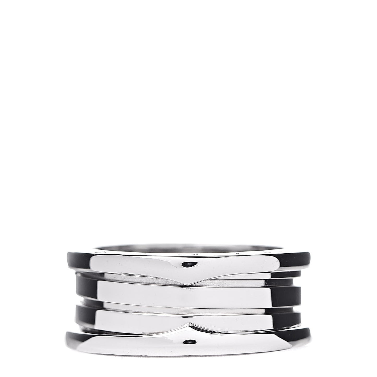 18K White Gold B.Zero1 Three-Band Ring 59 8.75