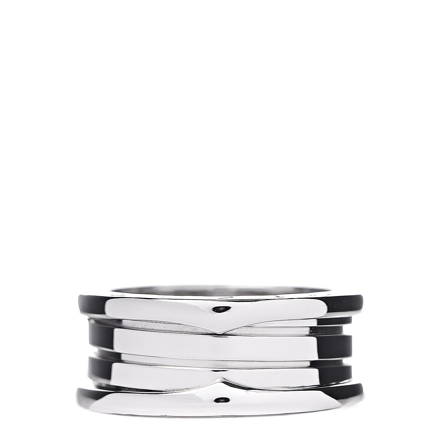 Bulgari 18K White Gold B.Zero1 Three-Band Ring 59 8.75 3 of 5