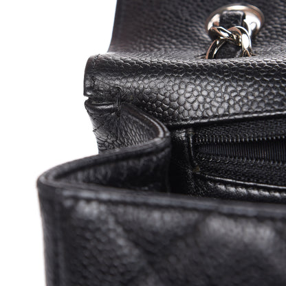 Chanel Caviar Quilted Maxi Single Flap Black 12 of 13