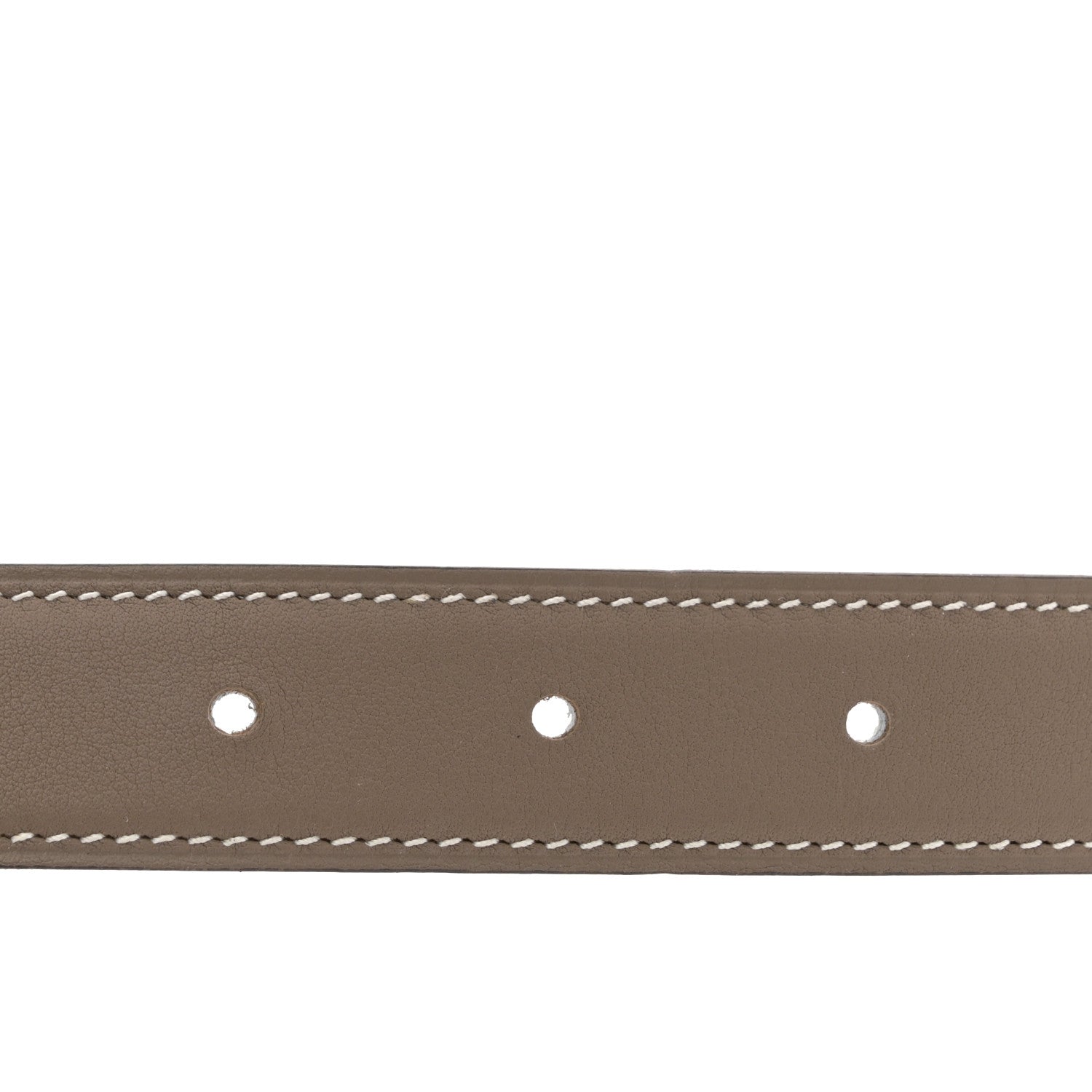 Hermes Epsom Swift 24mm Mini Constance H Belt 90 36 White Etoupe 4 of 6