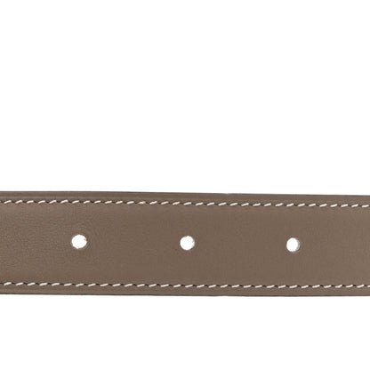 Hermes Epsom Swift 24mm Mini Constance H Belt 90 36 White Etoupe 4 of 6