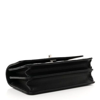 Chanel Lambskin Quilted Metal Top Handle Crossbody Flap Black 4 of 11