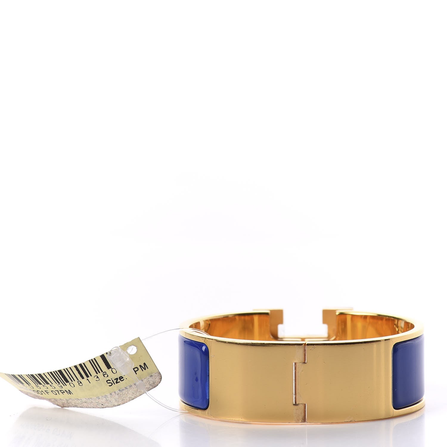 Hermes Enamel Wide Clic Clac H Bracelet PM Bleu Royal 2 of 3