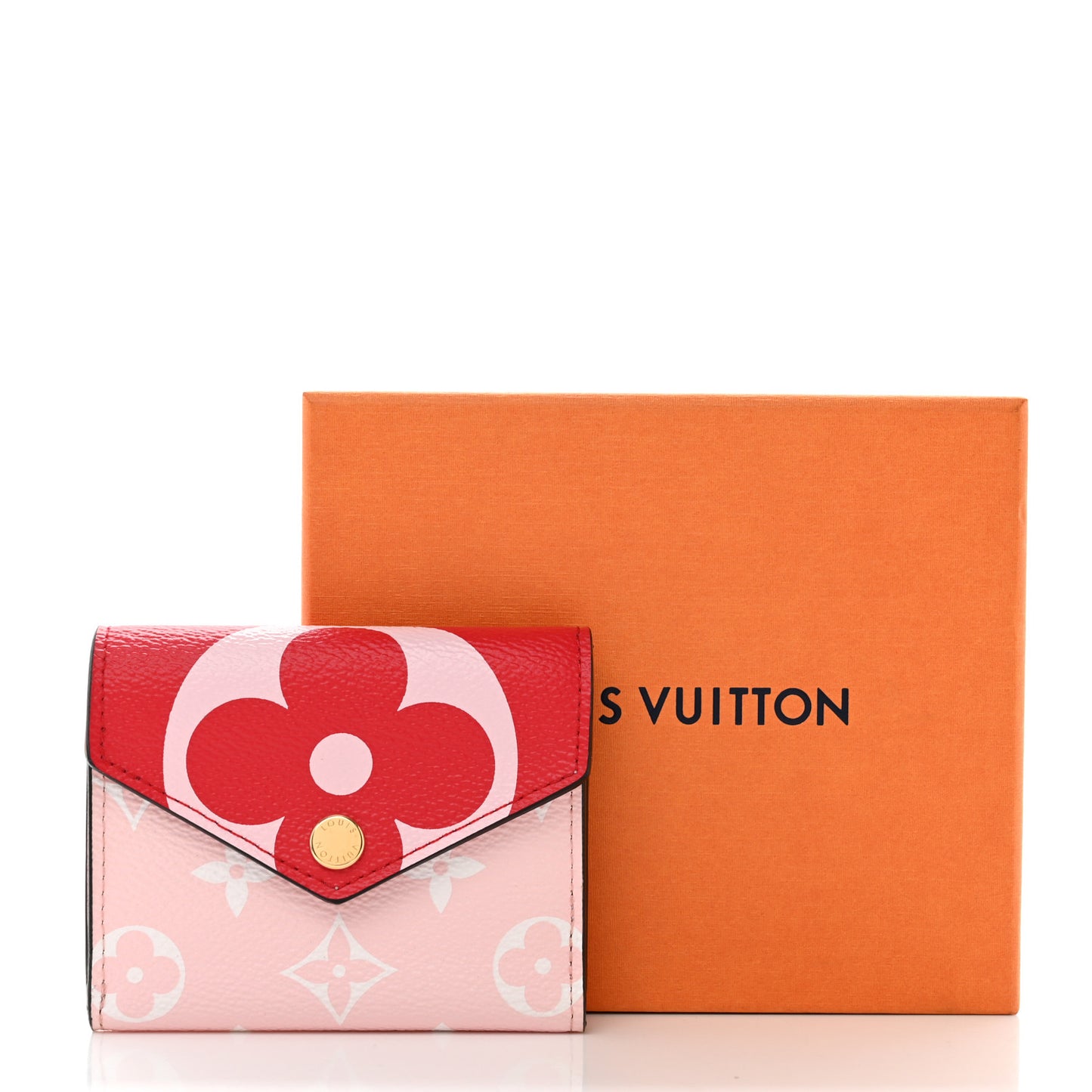 Monogram Giant Zoe Wallet Rouge Rose