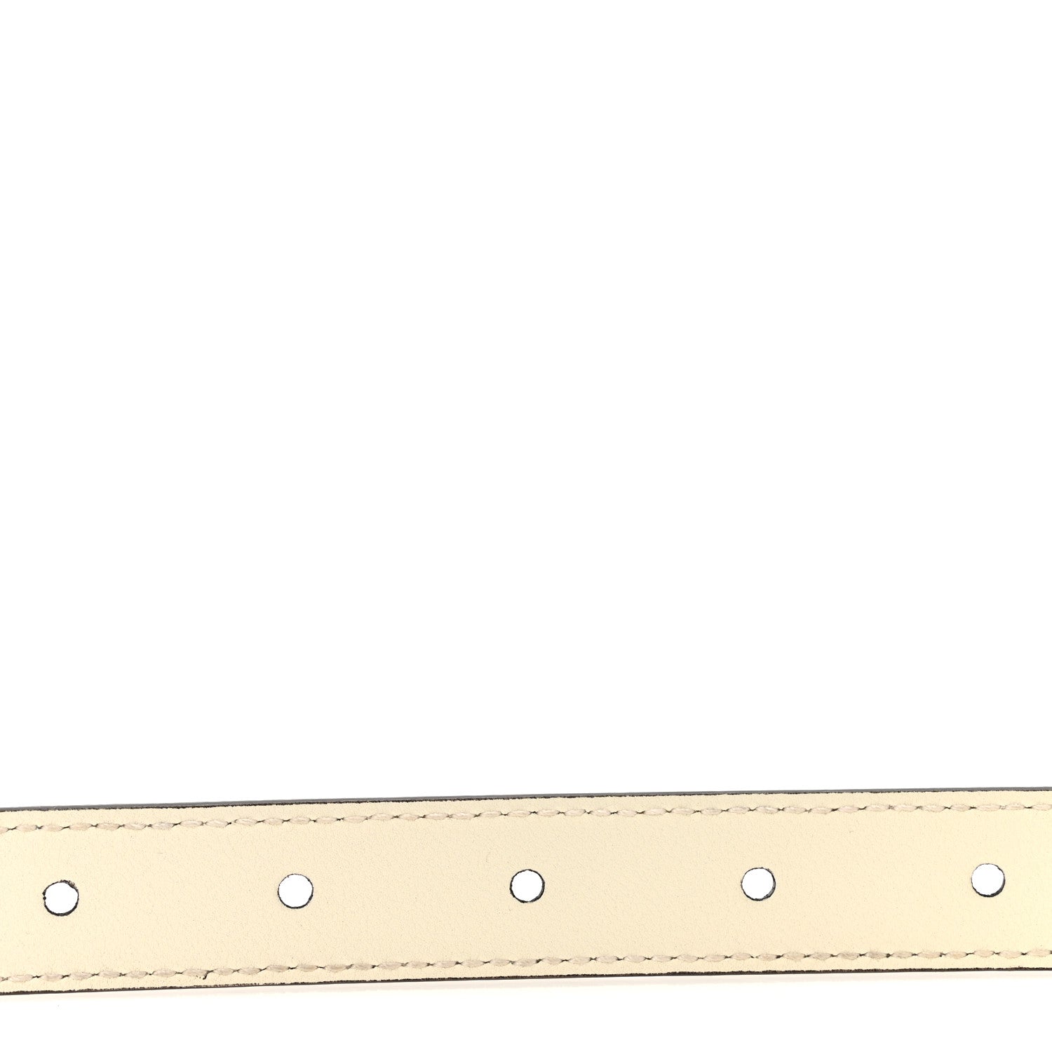 Gucci Calfskin Double G 20mm Belt 85 34 Mystic White 4 of 5