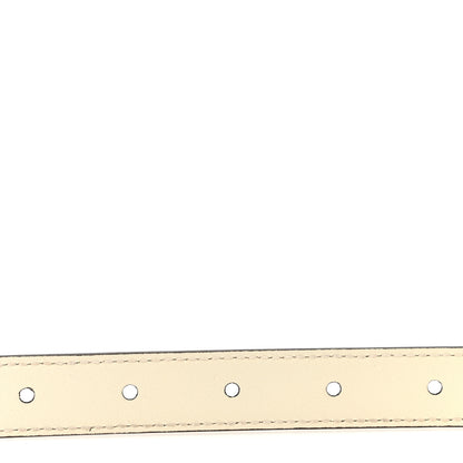 Gucci Calfskin Double G 20mm Belt 85 34 Mystic White 4 of 5