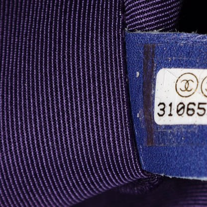Chanel Tie Dye Calfskin Quilted Medium Chanel 19 Flap Blue Purple 9 of 10