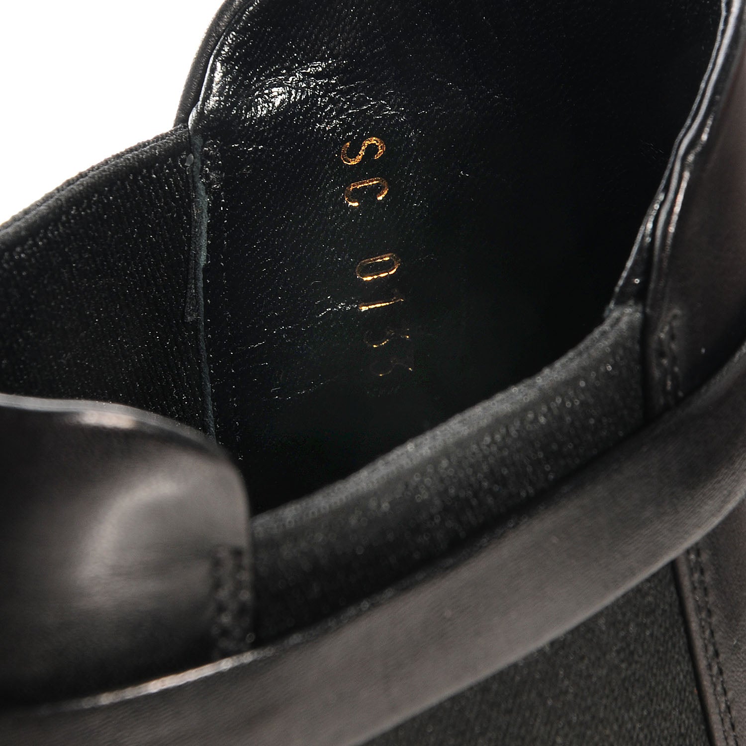 Louis Vuitton Leather Loyalty Flat Ankle Boots Black 37.5 5 of 8