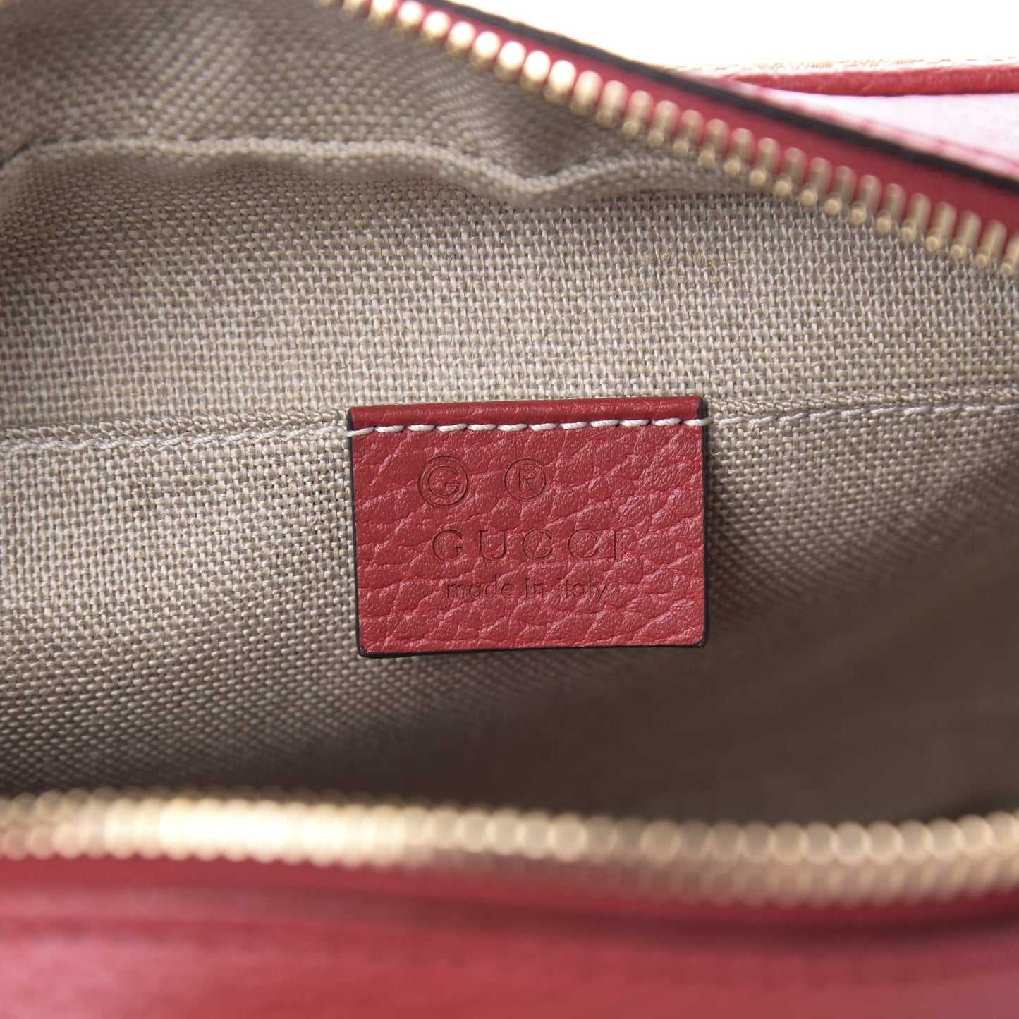 Monogram Mini Bree Messenger Bag Red