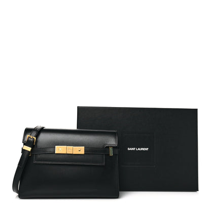 Saint Laurent Smooth Calfskin Manhattan Shoulder Bag Black 10 of 10