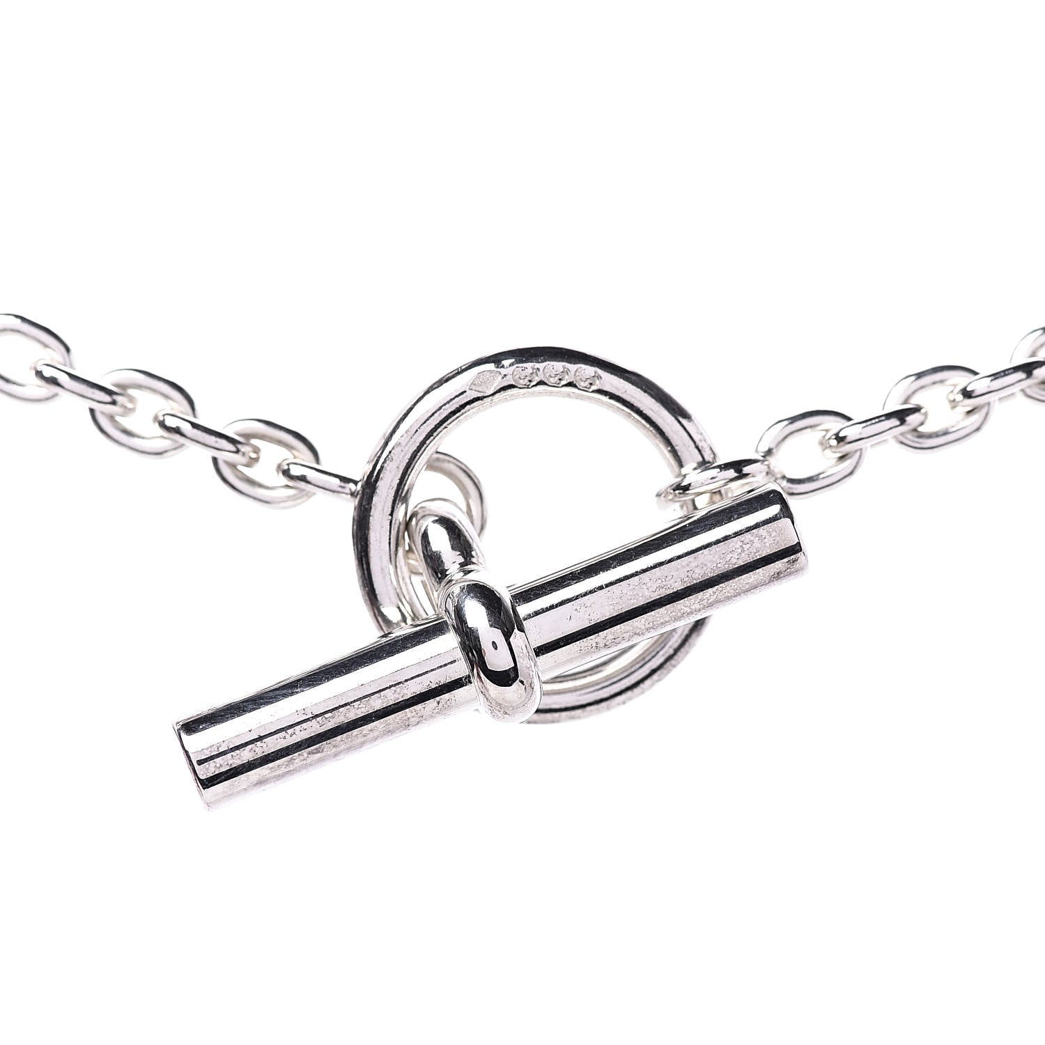 Hermes Sterling Silver Farandole Necklace 120 4 of 7