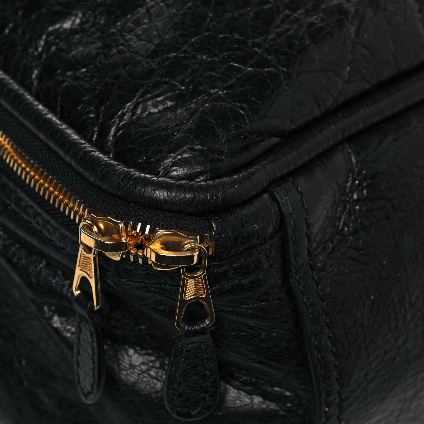 Agneau Medium Blanket Square Tote Black