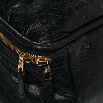 Balenciaga Agneau Medium Blanket Square Tote Black 8 of 11