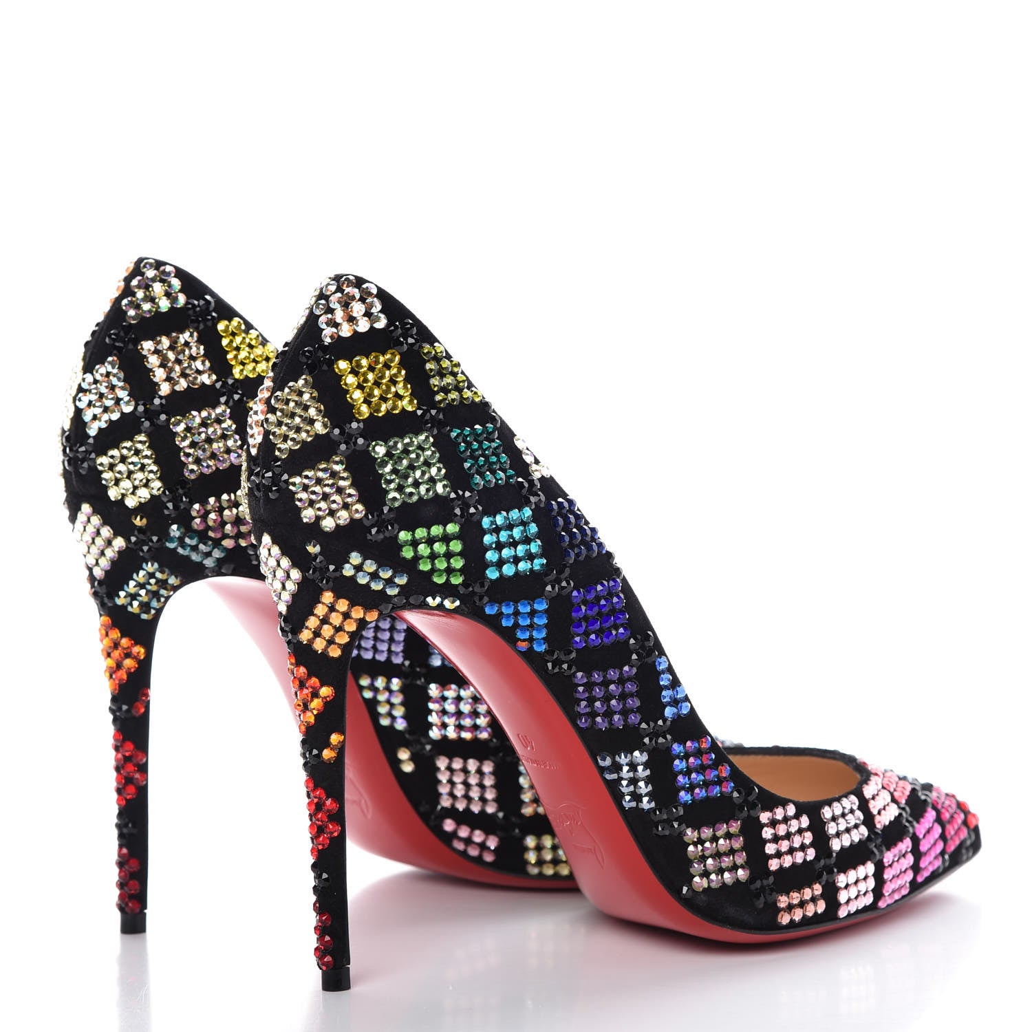 Christian Louboutin Crystal Arletta 100 Pumps 40 Black Multicolor 4 of 8