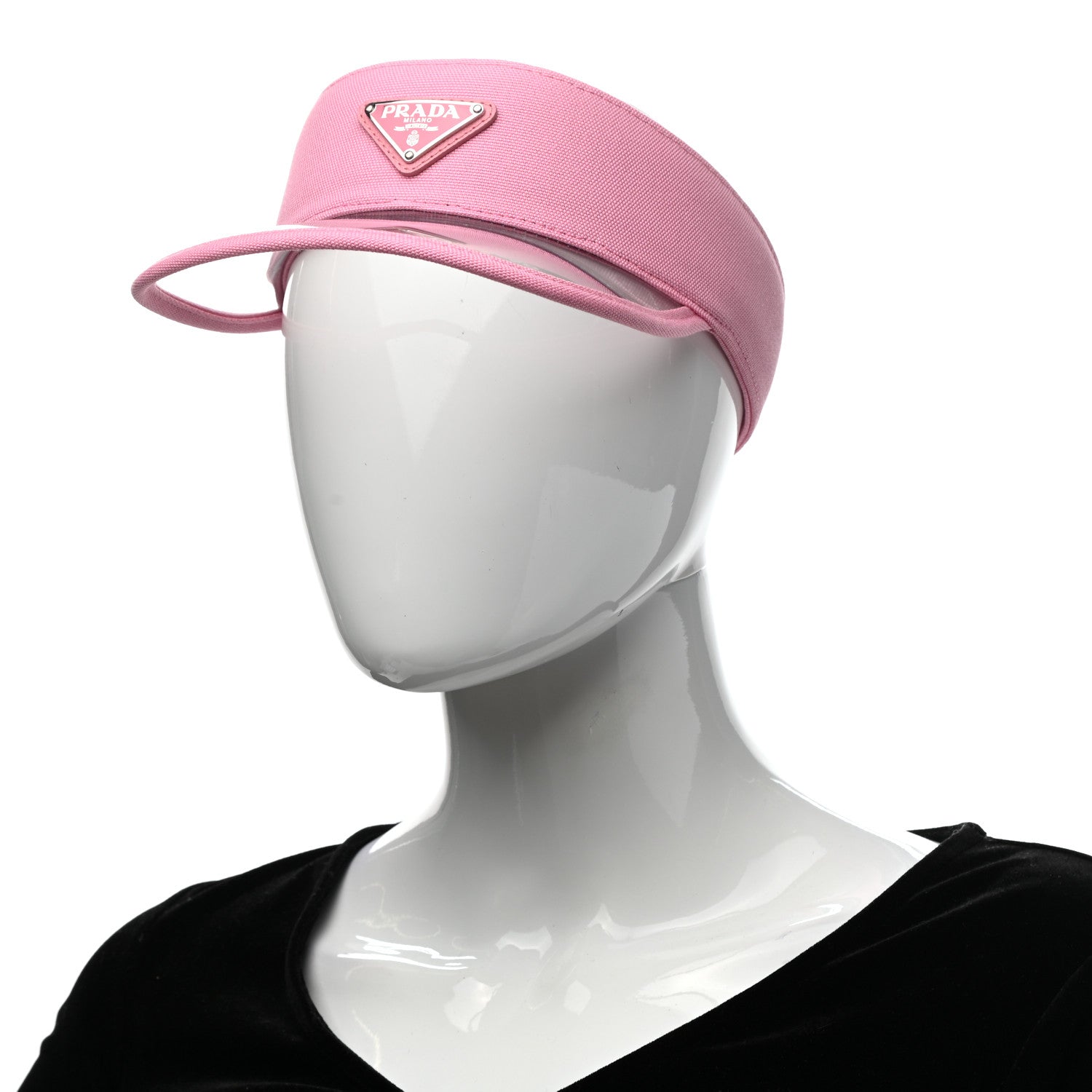 Prada Canvas PVC Visor Pink 2 of 11