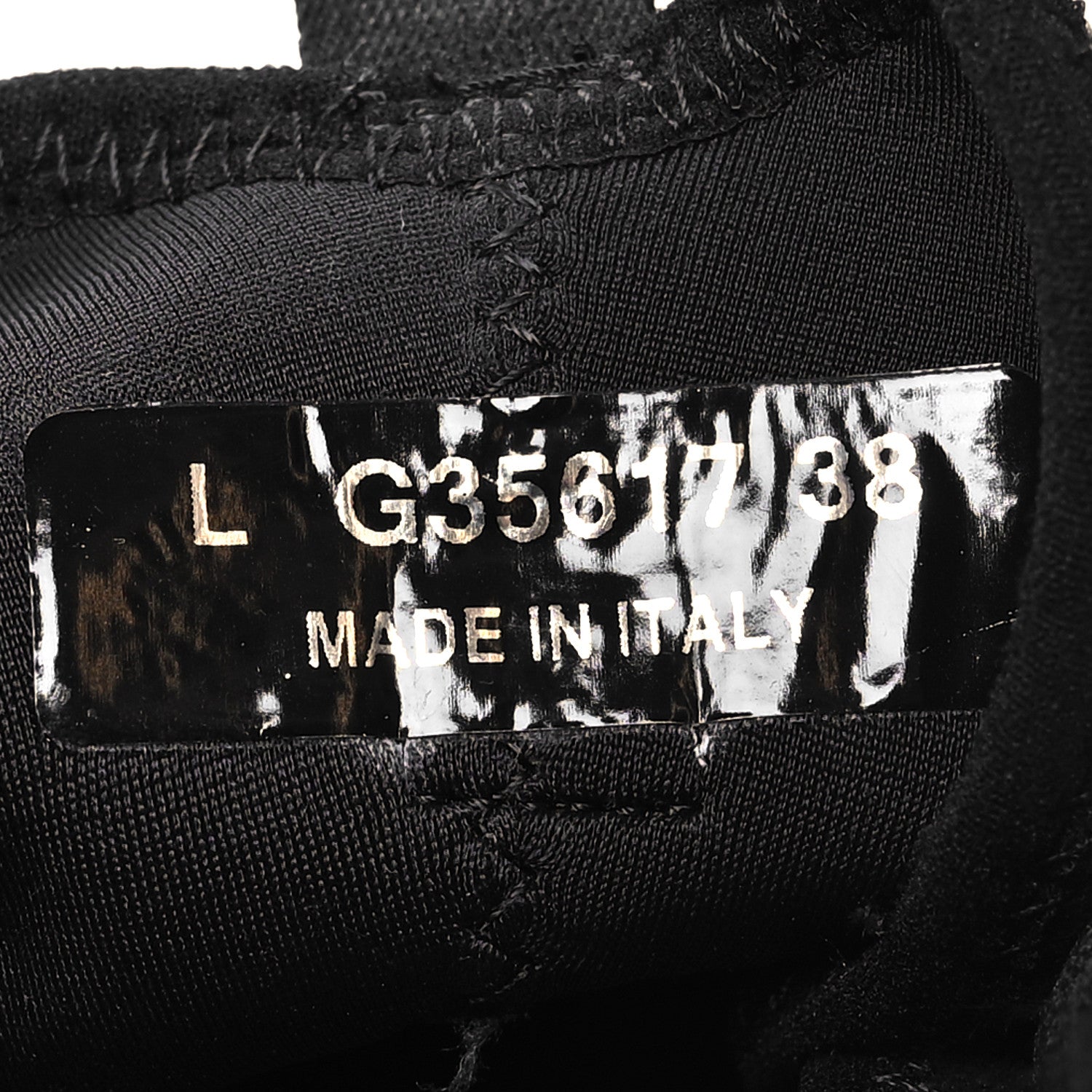 Chanel Velvet Calfskin Mixed Fibers CC Sneakers 38 Black 6 of 9