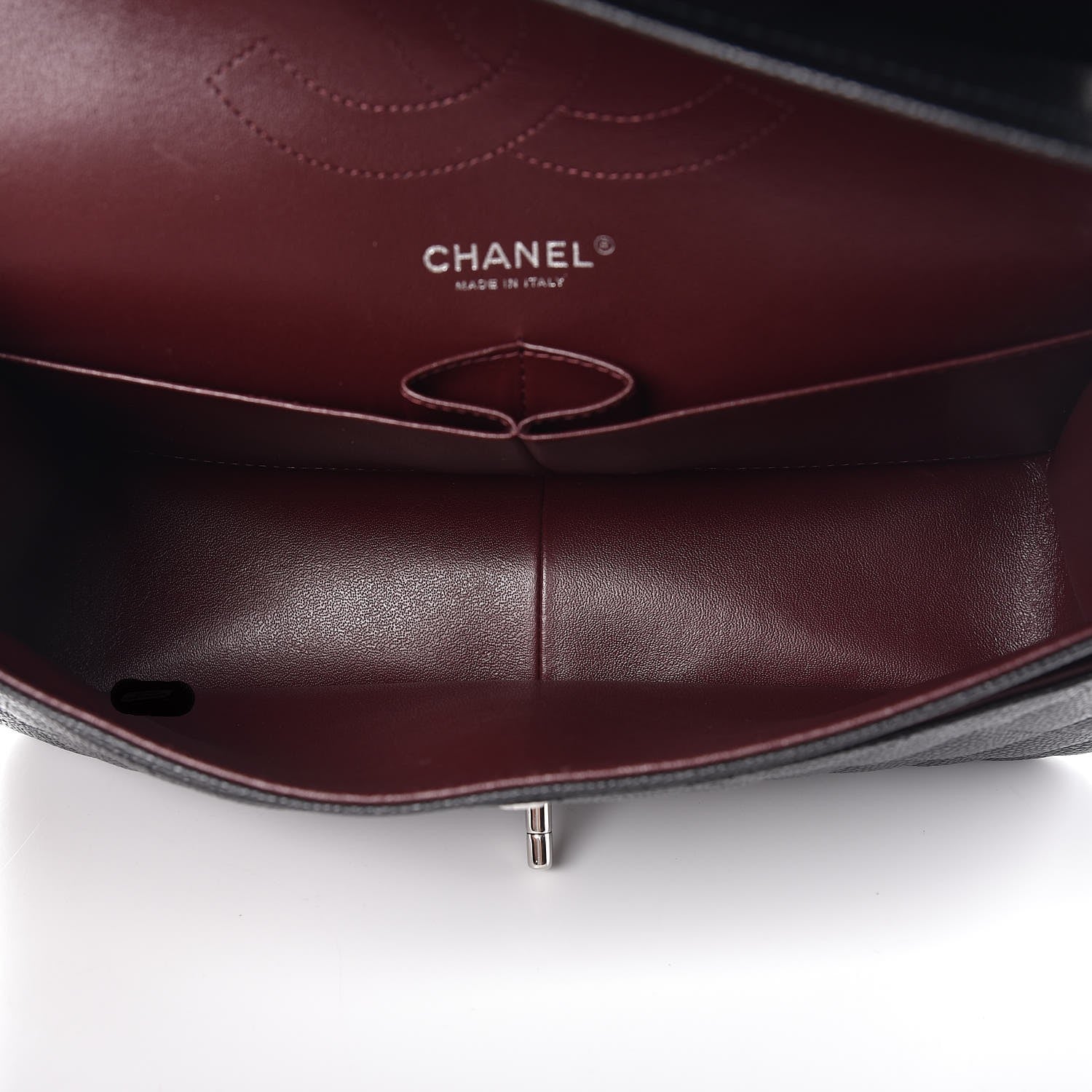 Chanel Caviar Quilted Jumbo Double Flap Black 6 of 9
