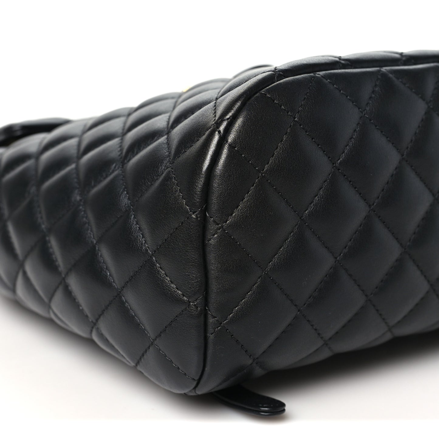 Calfskin Quilted Small Urban Spirit Backpack Black